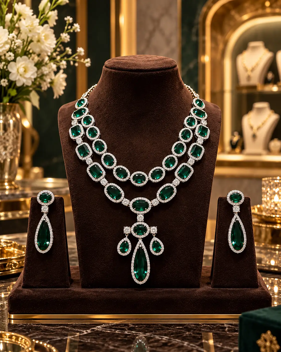 The Sovereign Emerald Parure
